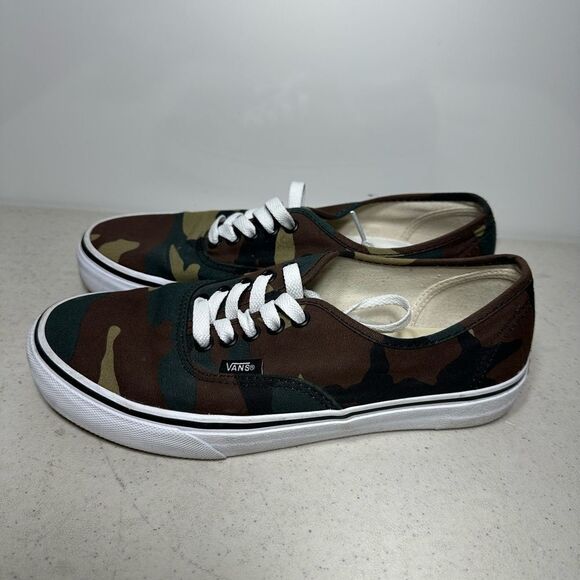 VANS Authentic Camo Sneakers Sz 7Men's Skateboarding Shoes - Picture 4 of 8